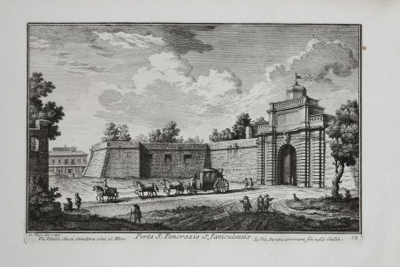 Porta S. Pancrazio olim Janiculensis