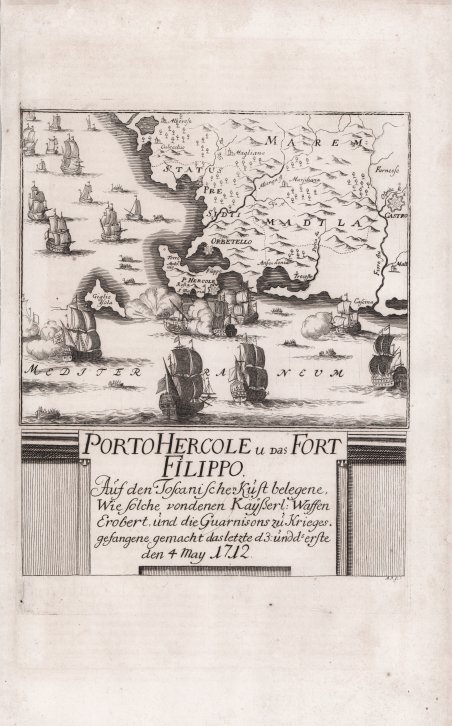 Porto Hercole u das Fort Filippo