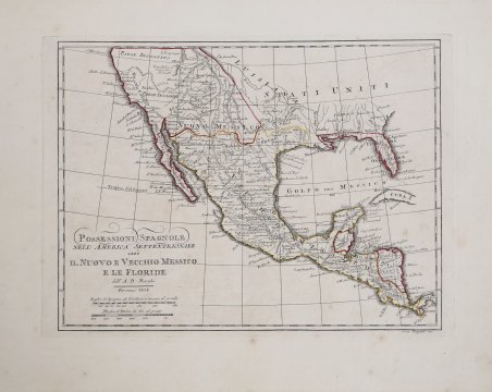 Possessioni Spagnole nell'America Settentrionale cioè Il Nuovo e Vecchio Messico …