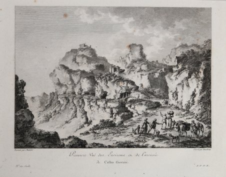 Premiere Vuë des Environs et de l'arrivée de Castro Giovani