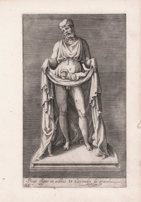 Priapi Effiges in aedibus D'Alexandri de grandis