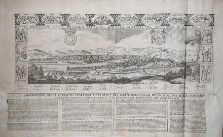 Prospettiva della Bellissima Citta di Fiorenza, Metropoli del Gran Duca …