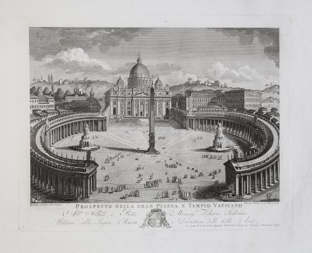 Prospetto della Gran Piazza e Tempio Vaticano