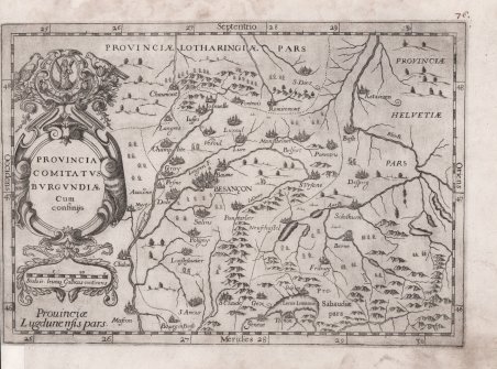 Provincia Comitatus Burgundiae cum confinijs