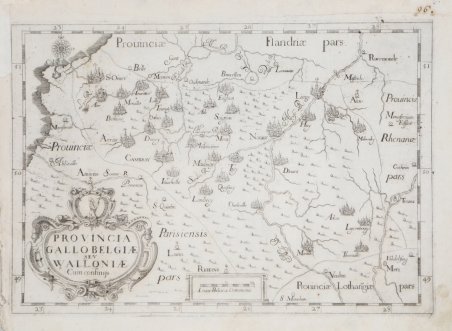 Provincia Gallo Belgiae sev Walloniae Cum confinijs