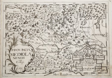 Provincia Mediolanensis cum Confinjs