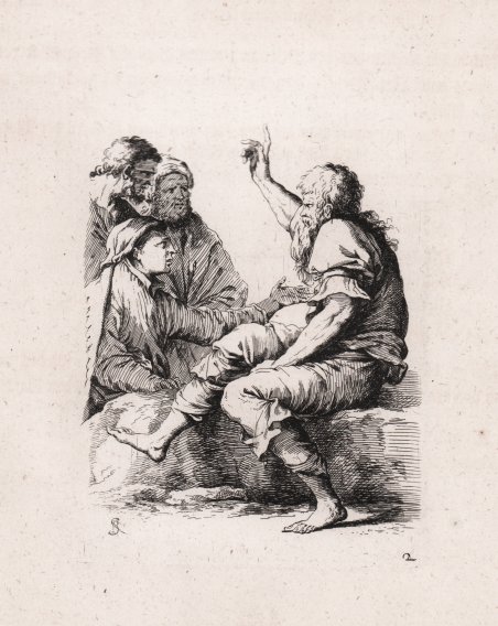 Quattro uomini in conversazione