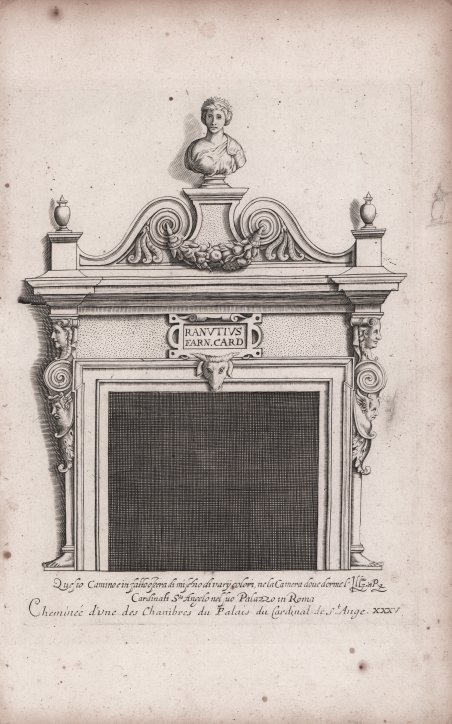 Questo Camino è in opera, fatto di mischio di varij …