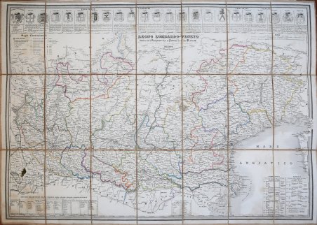 Regno Lombardo-Veneto diviso in 2 Luogotenenze e 17 Provincie e …