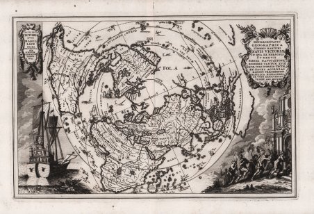 Repraesentatio Geographica itineris maritimi Navis Victoriae in qua ex personis …
