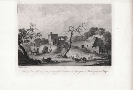 Restes d’un Theatre antique appellé, Tombeau d’Agrippine, a Bauli près …