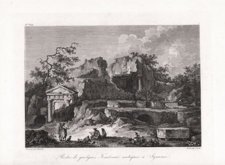 Restes de quelques Tombeaux antiques à Syracuse