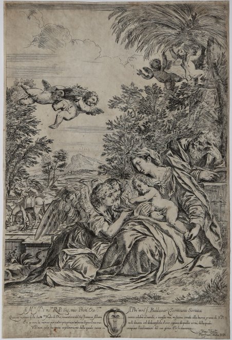 Riposo durante la fuga in Egitto