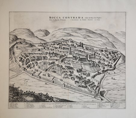 Rocca Contrada Ville de l'etat de l'Eglise dans la Marche …