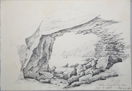 Rocca Peniata on the road to Cefalù, May 29 1823