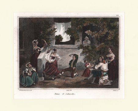 Roma. Il Saltarello.