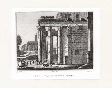 Roma. Tempio di Antonino e Faustina