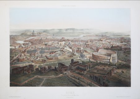 Rome Vue prise au dessus du Mont-Celio