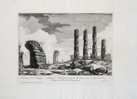 Ruderi Circi Flaminij. / Reliquiae columnarum Aedis Apollinis. / Reliquiae …
