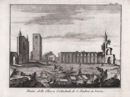 Ruine della Chiesa Cattedrale di S. Andrea in Scozia