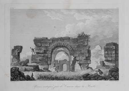 Ruines antiques près de Canosa dans la Pouille