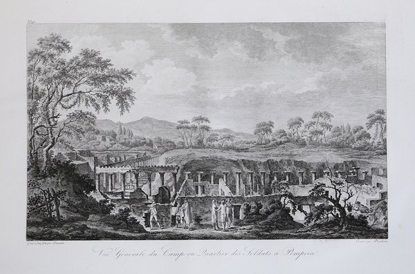 Vue Generale du Camp ou Quartier des Soldats à Pompeia