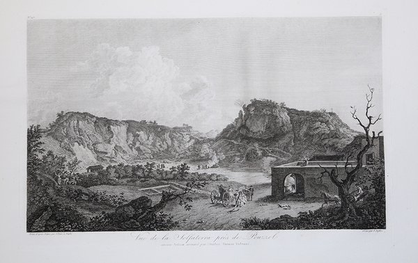 Vue de la Solfaterra prés de Pouzzol ancien Volcan nommé …