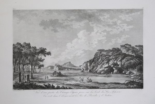 Vue d’une partie des Champs Elysées prise sur les bords …