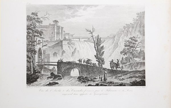 Vue de l’Isola & des Cascades formées par le Fibrinus …