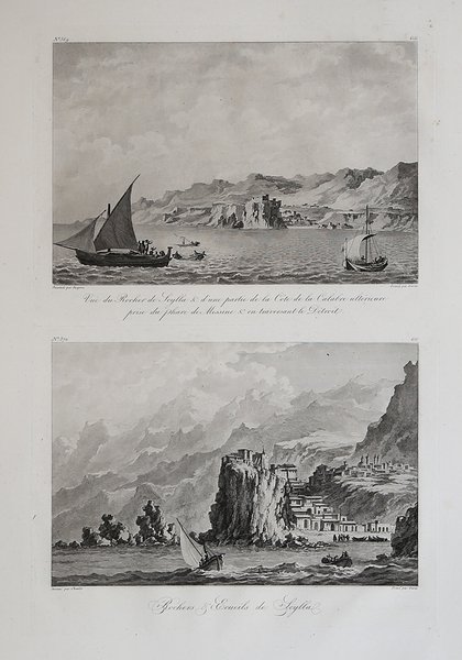 Vue du Rocher de Scylla & d’une partie de la …