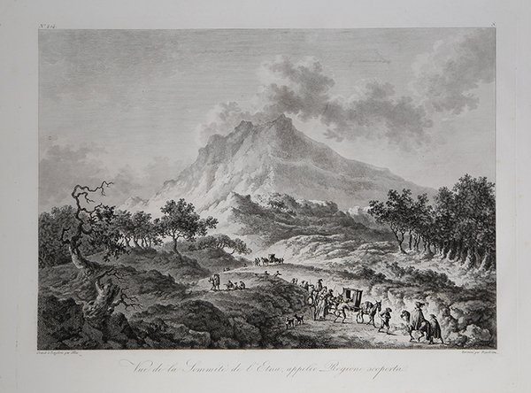 Vue de la Sommité de l’Etna, appelée Regione scoperta