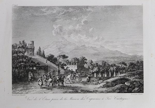 Vue de l’Etna prise de la Maison des Capucins à …