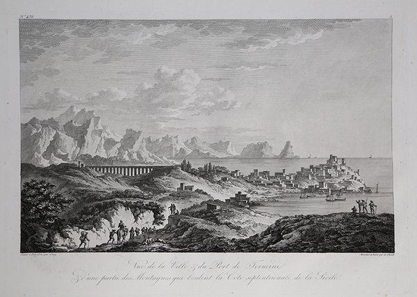 Vue de la Ville & du Port de Termini & …