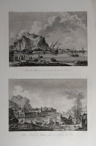 Port de Palerme en arrivant du coté de Termini – …