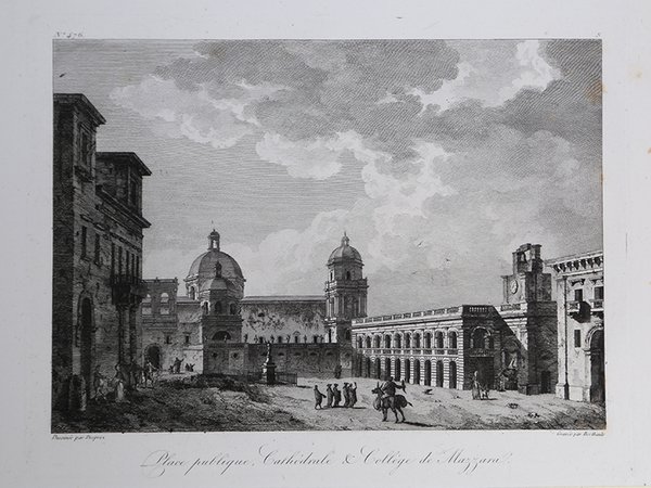 Place publique, Cathédrale & Collége de Mazzara
