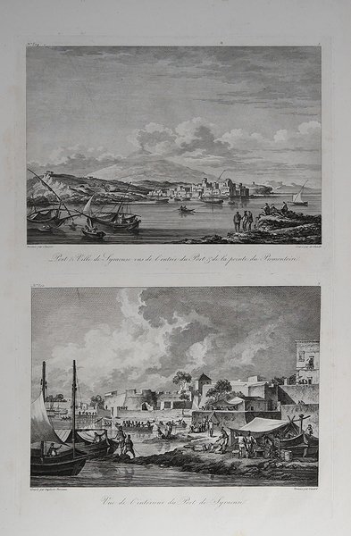 Port & Ville de Syracuse vus de l’entrée du Port …