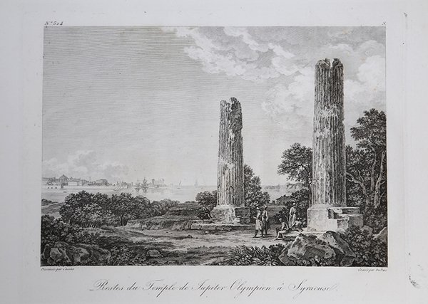 Restes du Temple de Jupiter Olympien à Syracuse