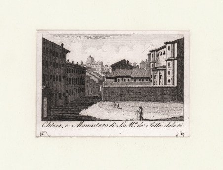 Chiesa e Monastero di S. M(ari).a de' Sette dolori