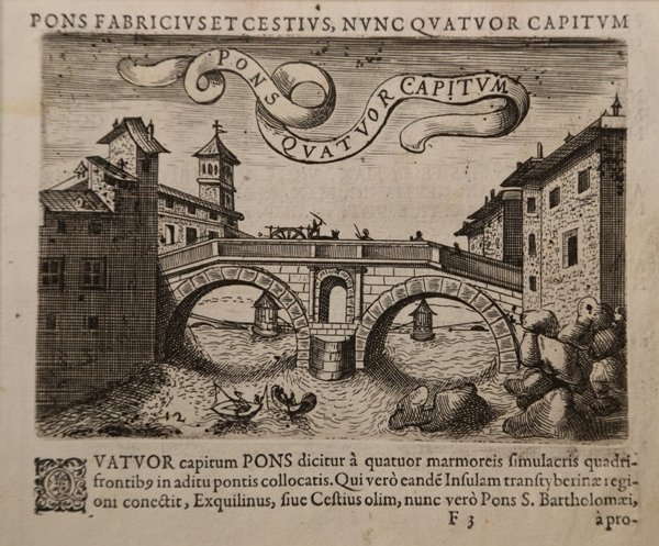 Pons Fabricius et Cestius, nunc Quatuor Capitum