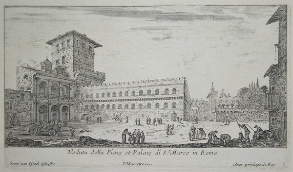 Veduta della Piazza et Palazzo di St. Marco in Roma