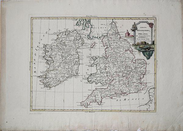 Li Regni d'Inghilterra e d'Irlanda Di nuova Proiezione