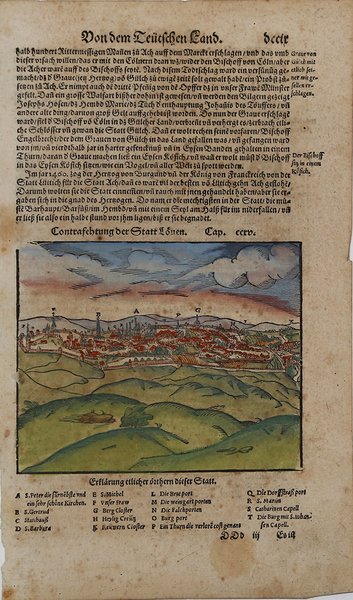 Contrafetung der Statt Louen