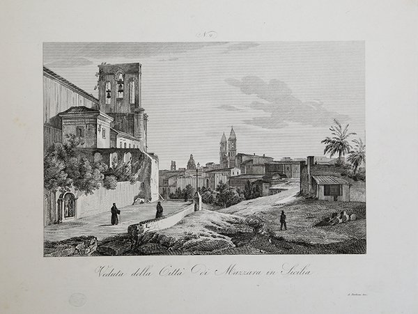 Veduta della Città di Mazzara in Sicilia