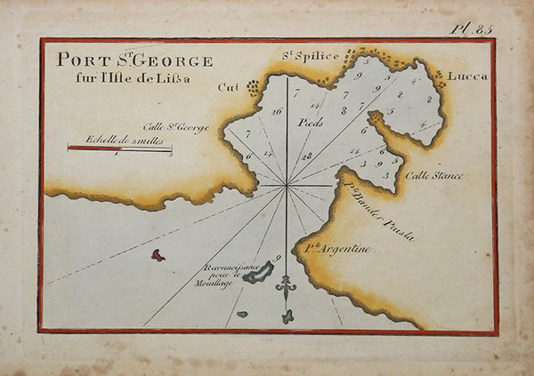 Porto di S.t Geoge fur l'Isle de Liba