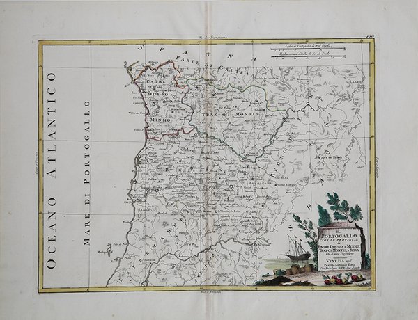 Il Portogallo cioè le Provincie di EntreDouro, e Minho, Traz-os-Montes,e …