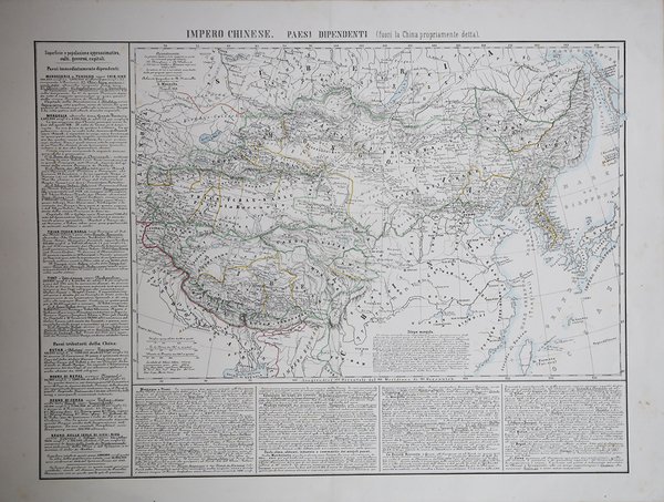 Impero Chinese. Paesi Dipendenti (fuori la China propriamente detta)