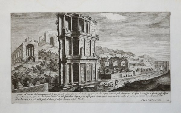 Vestigii del settizonio di Severo Imperatore, che fu sepolcro che …