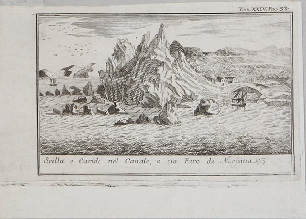 Scillae Caridi nel Canale, o sia Faro di messina