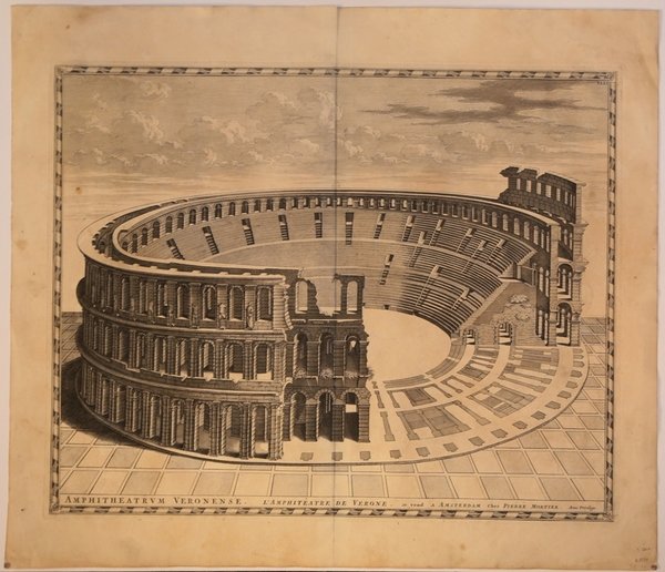 Amphiteatrum Veronense. L'Amphiteatre de Verone.
