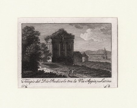 Tempio del Dio Redicolo tra la via Appia e Latina